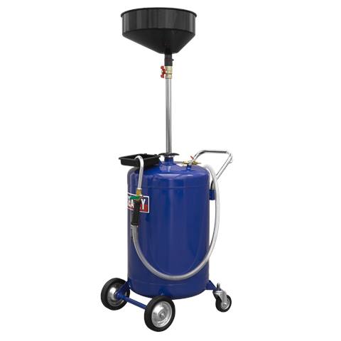 Air Discharge Mobile Oil Drainer 110L