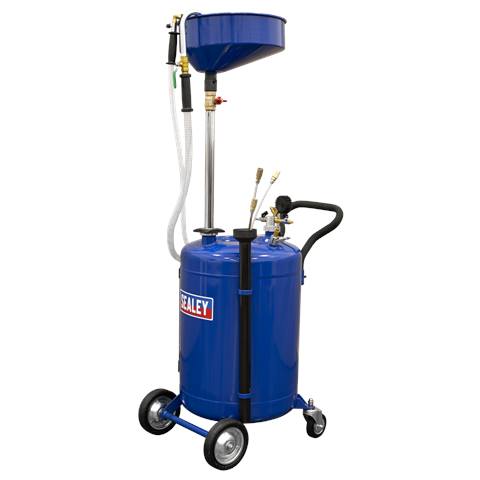 Air Discharge Mobile Oil Drainer with Probes 90L