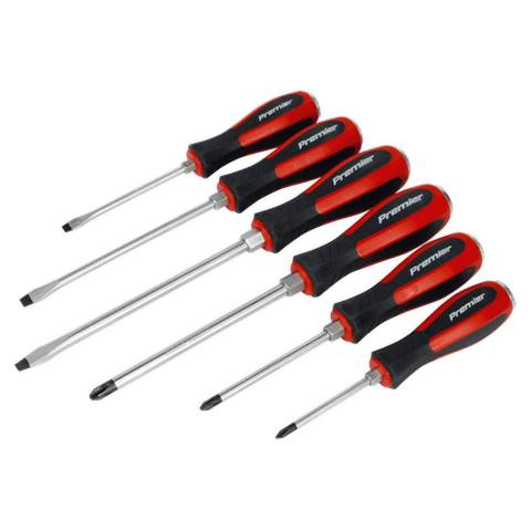 Premier Hammer-Thru Screwdriver Set 6pc