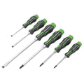Premier Hammer-Thru Screwdriver Set 6pc - Hi-Vis Green