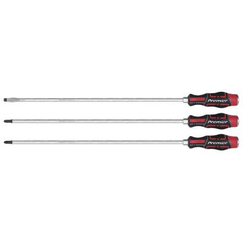 Premier Extra-Long Hammer-Thru Screwdriver Set 450mm 3pc
