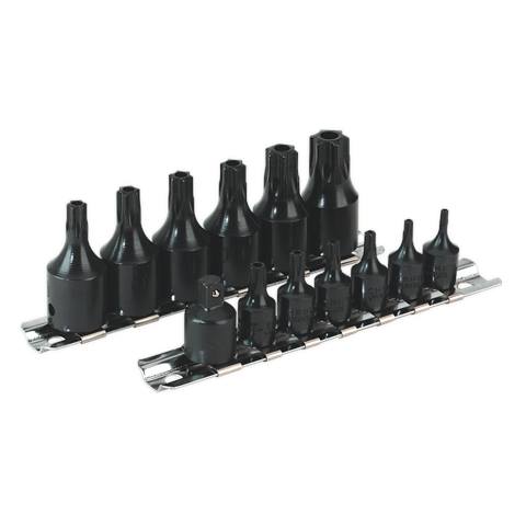 Premier TRX-Star* Security Socket Bit Set 1/4" & 3/8"Sq Drive 13pc