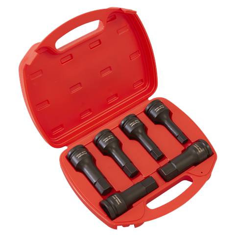 Premier Hex Impact Socket Bit Set 3/4"Sq Drive 6pc
