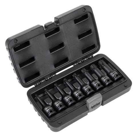 Premier TRX-Star* Impact Socket Bit Set 1/2"Sq Drive 8pc