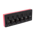 Premier Spline Impact Socket Bit Set 1/2"Sq Drive 6pc