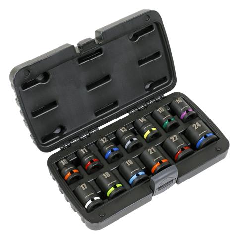 Premier Impact Socket Set 1/2"Sq Drive 13pc