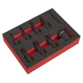 Premier TRX-Star* Impact Socket Bit Set 3/8"Sq Drive 8pc