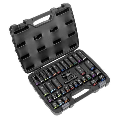 Premier Impact Socket Set 3/8"Sq Drive 36pc