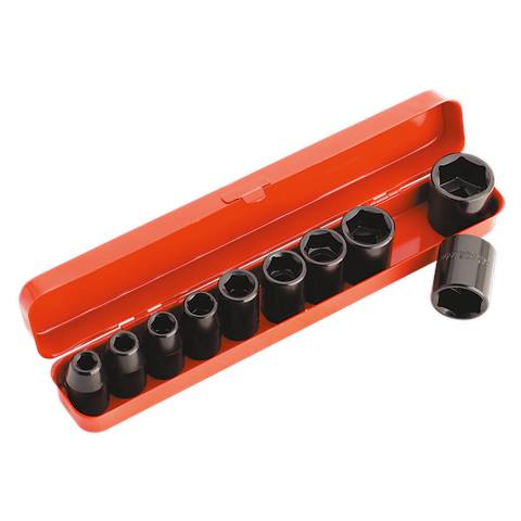 Premier Impact Socket Set 1/2"Sq Drive 10pc