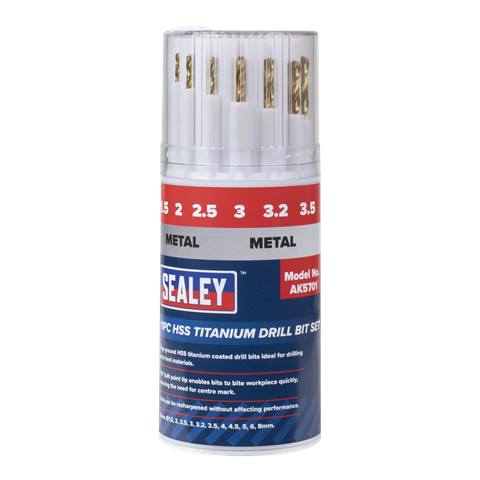 HSS Titanium Drill Bit Set 11pc
