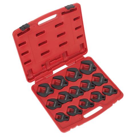 Premier Crow's Foot Spanner Set 1/2"Sq Drive 14pc