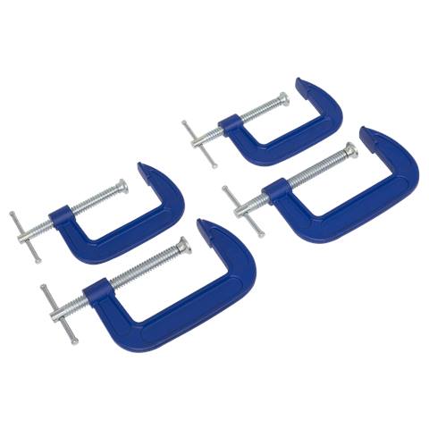 G-Clamp Set 75mm & 100mm 4pc