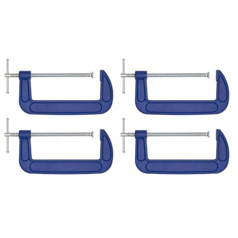 G-Clamp Set 200mm 4pc