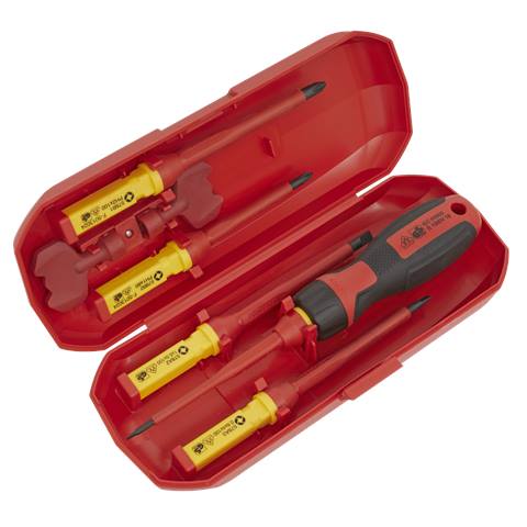 Premier Interchangeable Screwdriver Set 8pc - VDE Approved