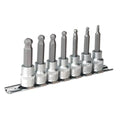 Premier Ball-End Hex Socket Bit Set 3/8"Sq Drive 7pc