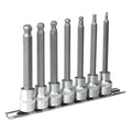 Premier Ball-End Hex Socket Bit Set 3/8"Sq Drive 7pc