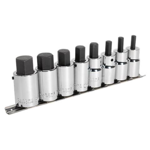 Premier Hex Socket Bit Set 1/2"Sq Drive 8pc