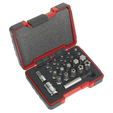 Premier TRX-P* & TRX-TS* Security Bit Set 1/4" & 3/8"Sq Drive 23pc