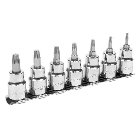 Premier Lock-On™ TRX-Star* Socket Bit Set 3/8"Sq Drive 7pc