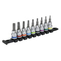 Premier Platinum TRX-Star* Socket Bit Set 3/8"Sq Drive 9pc