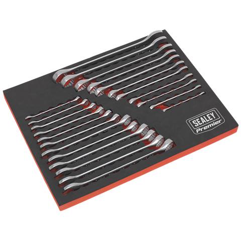 Premier Metric/Imperial Combination Spanner Set 23pc