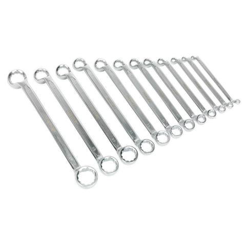 Premier Offset Double End Ring Spanner Set 12pc