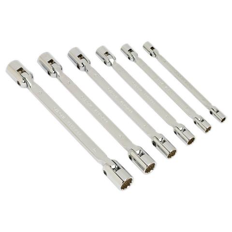 Premier Double Flexi-Head Socket Spanner Set 6pc