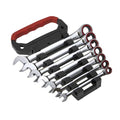 Premier Platinum Combination Ratchet Spanner Set 7pc