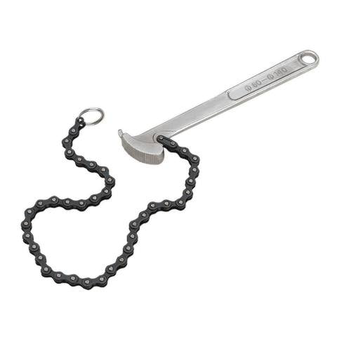 Oil Filter Chain Wrench 60-140mm Capacity