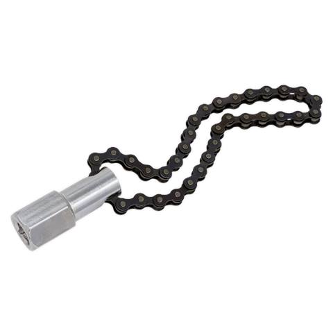Oil Filter Chain Wrench 1/2"Sq Drive 120mm Capacity