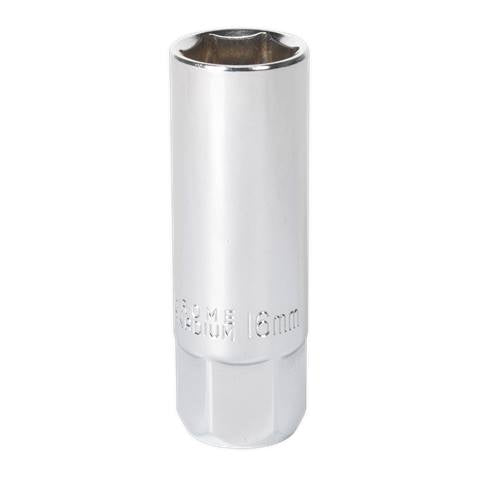 Magnetic Spark Plug Socket 3/8"Sq Drive 16mm