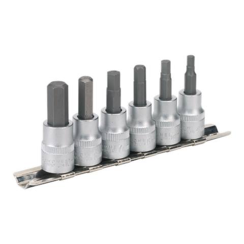 Premier Hex Key Socket Bit Set 3/8"Sq Drive 6pc