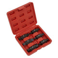 Double End Oil Drain Plug Key Set 6pc