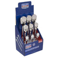 Premier Pear-Head Ratchet Wrenches with Flip Reverse 1/4", 3/8" & 1/2"Sq Drive - Display Box of 9