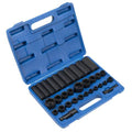 Premier Metric/Imperial Impact Socket Set 3/8" & 1/2"Sq Drive 32pc
