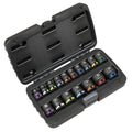 Impact Socket Set 3/8"Sq Drive 17pc