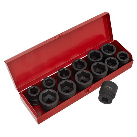 Premier Metric/Imperial Impact Socket Set 3/4"Sq Drive 13pc