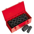 Premier Metric/Imperial Deep Impact Socket Set 3/4"Sq Drive 13pc