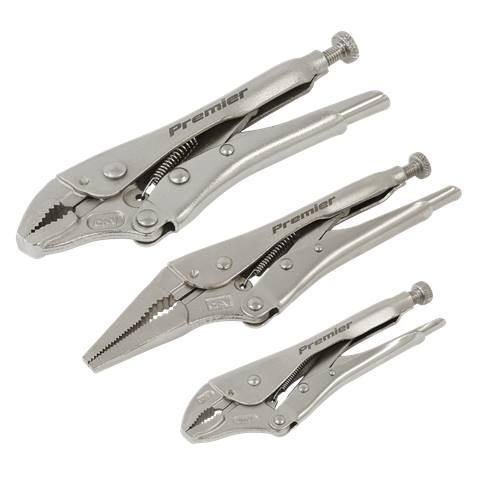 Premier Locking Pliers Set 3pc