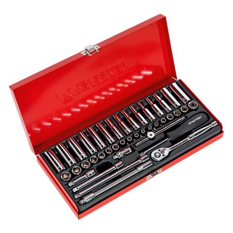 Premier Metric/Imperial Socket Set 1/4"Sq Drive 41pc