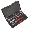 Premier Low Profile Go-Through Socket Set 14pc