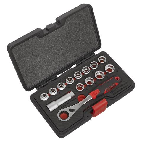 Premier Low Profile Go-Through Socket Set 14pc