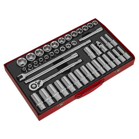 Premier Socket Set 1/2"Sq Drive 46pc