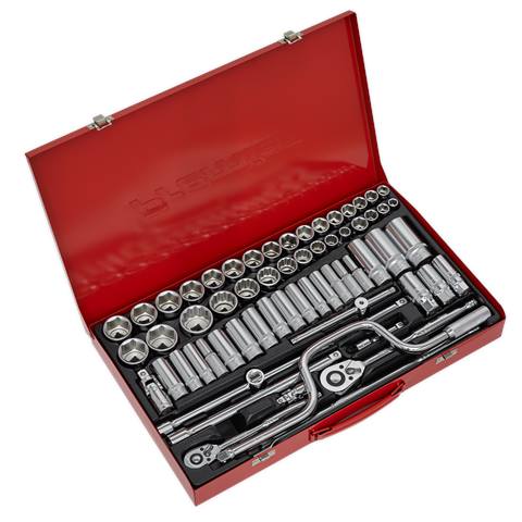 Premier Metric/Imperial/Whitworth Socket Set 3/8" & 1/2"Sq Drive 64pc
