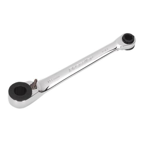 Premier Reversible Ratchet Spanner 1/4"Hex x 10mm Hex
