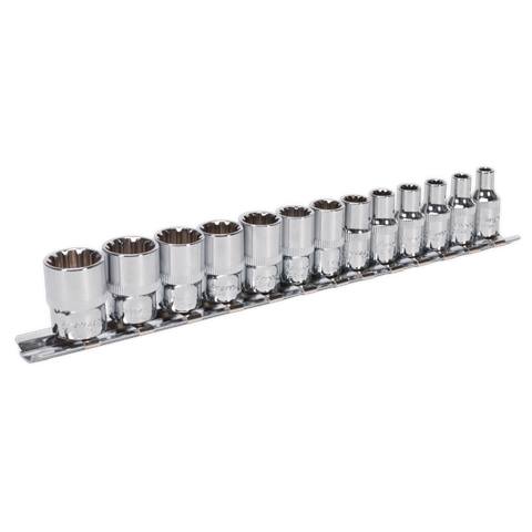 Premier Total Drive® Socket Set 1/4"Sq Drive 13pc