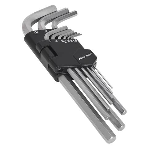 Premier Long Hex Key Set 9pc Long