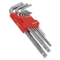 Premier Long Ball-End Hex Key Set 9pc