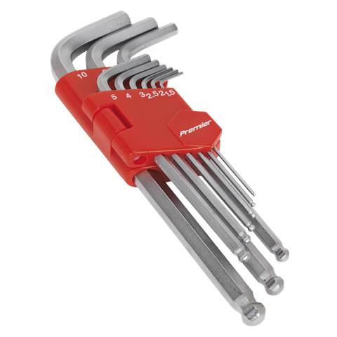 Premier Long Ball-End Hex Key Set 9pc