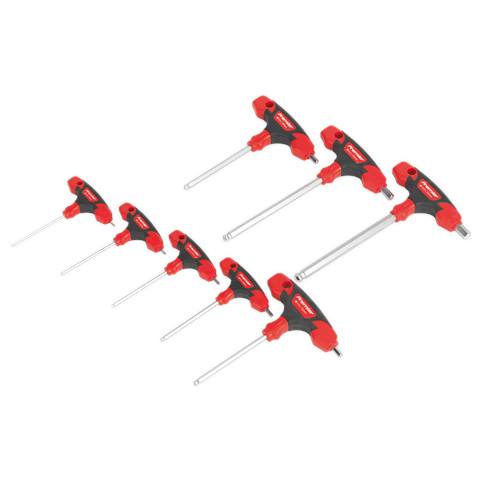 Premier T-Handle Ball-End Hex Key Set 8pc